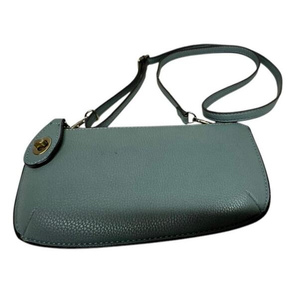 Joy Susan Mini Crossbody Wristlet Clutch In Spa Blue - Picture 3 of 12